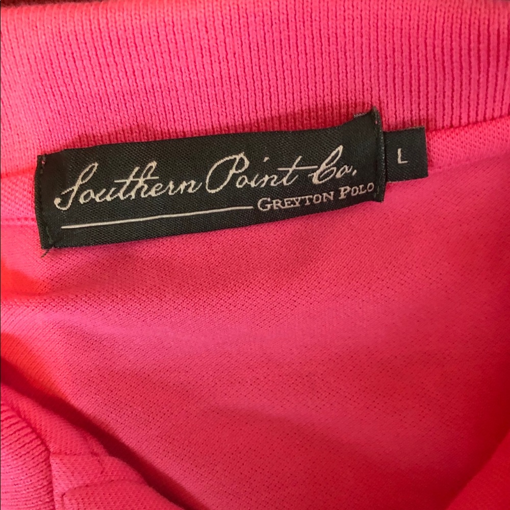 Pink Southern Point Polo - Picture 2 of 2